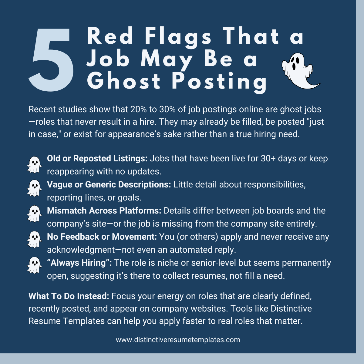 Red Flags That a Job May Be a Ghost Posting